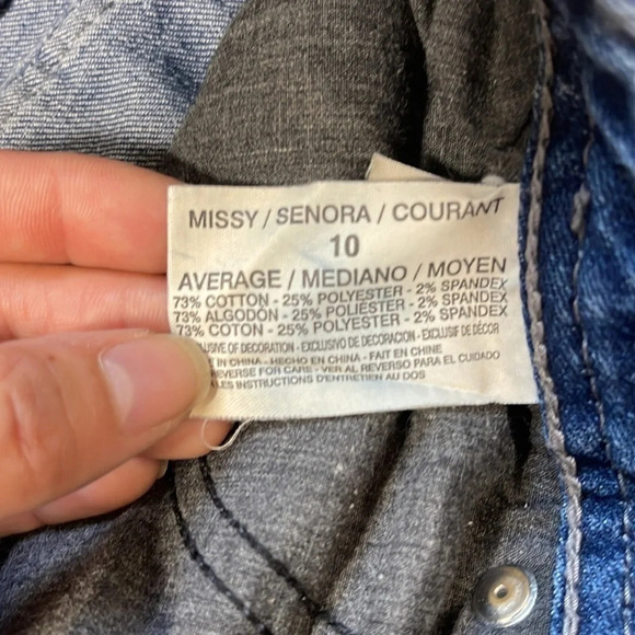 Nine West Vintage America Bootcut Embriodered Pockets Jeans Women's Size 10 - Picture 7 of 8